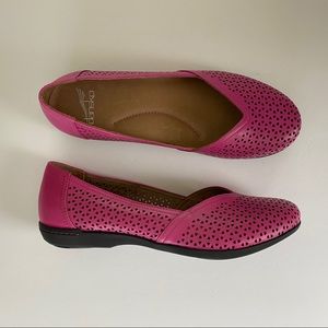 Dansko pink loafers